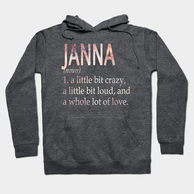 Janna Girl Name Definition Hoodie by ThanhNga